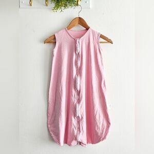 Yoofoss Pink Cotton Sleep Sack XL 18-24 Months Zip Wearable Blanket